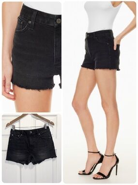 Aritzia Denim Forum The '90s Brigette
Micro Jean Shorts Black Eyeliner Size 26